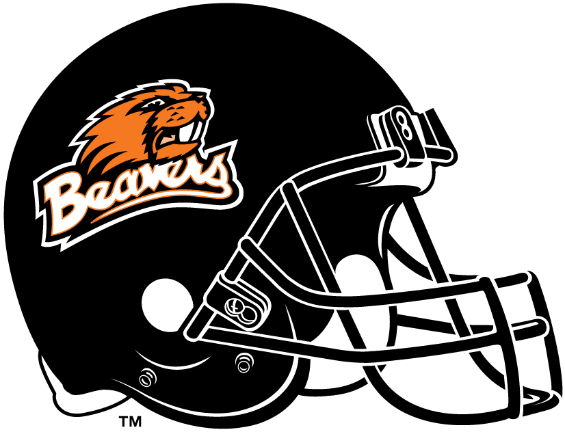Oregon State Beavers 1997-2012 Helmet Logo diy fabric transfer